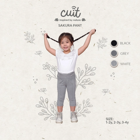 CUIT Baby 1-4 Tahun Sakura Celana High Waist Pants Kiku Series